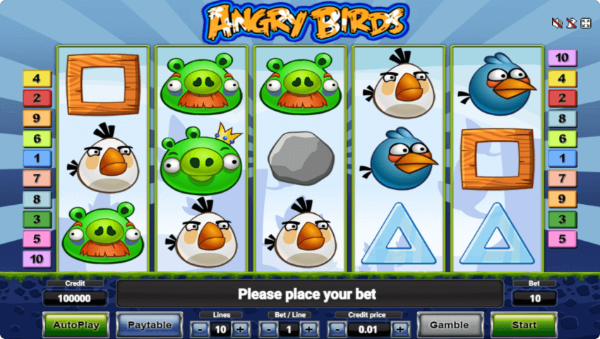 Angry Birds Novomatic Jeu Angry Birds