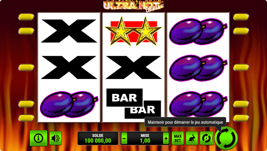 Ultra Hot Deluxe Novomatic Jeu Ultra Hot Deluxe