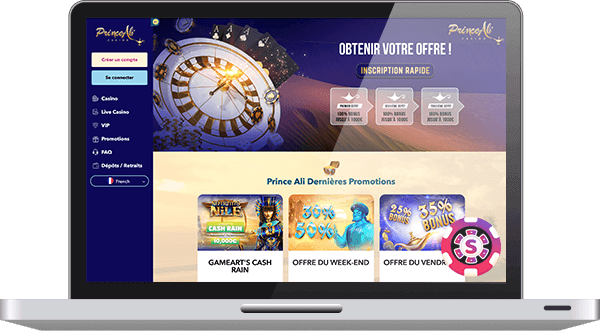 Prince Ali Casino jeux
