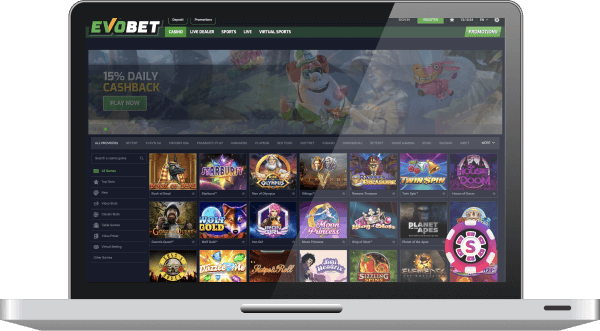 Evobet Casino jeux
