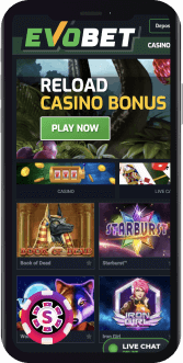 Evobet Casino mobile