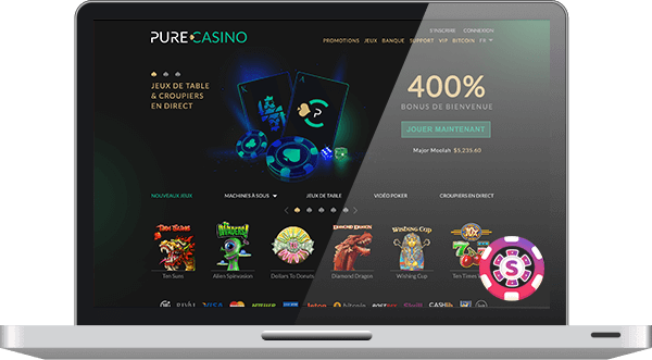 Pure Casino jeux