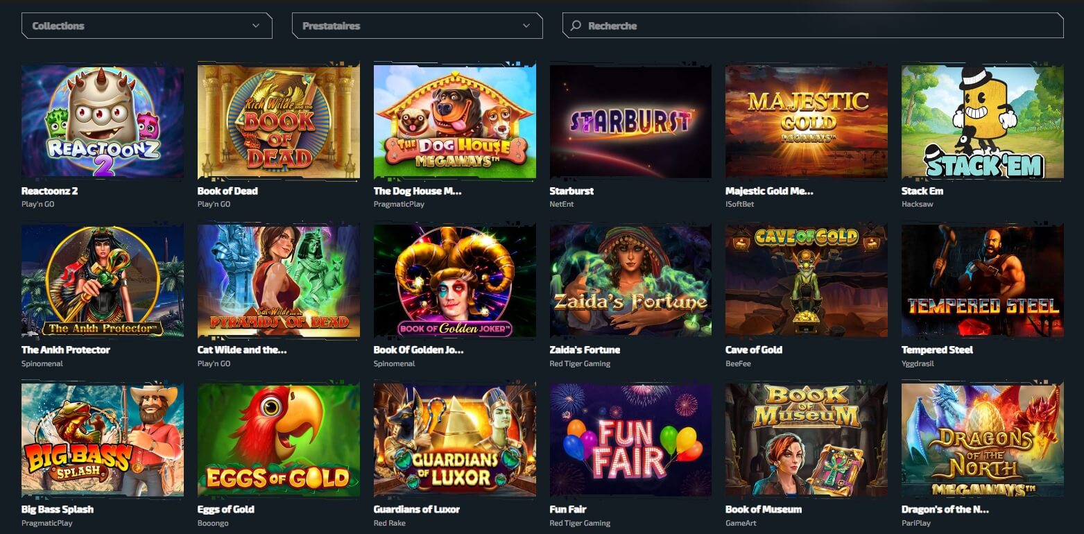 Casinozer Machines à Sous