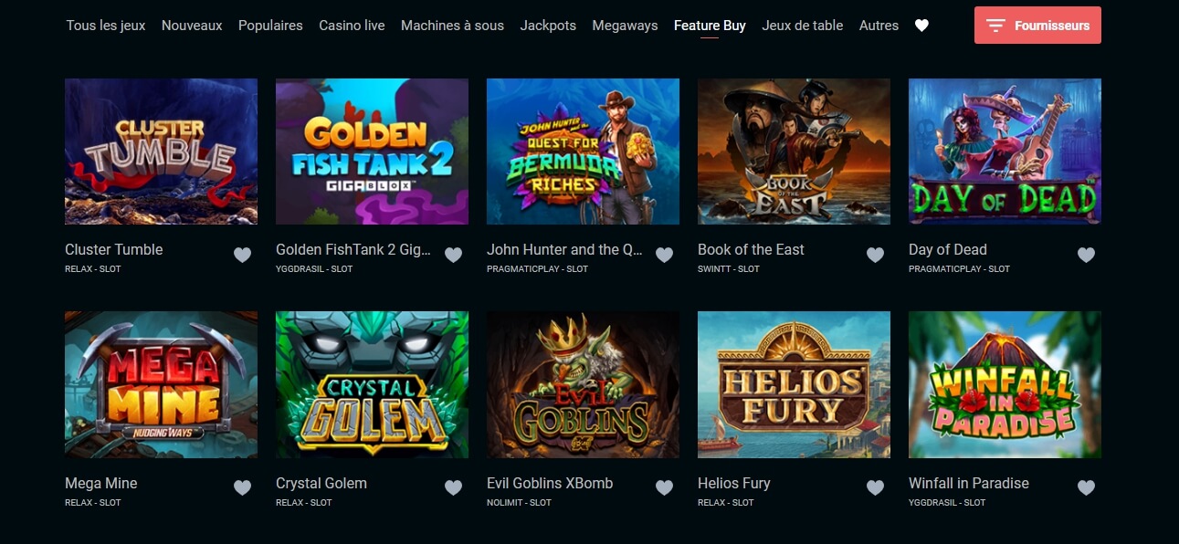 Stakes Casino Feature Buy