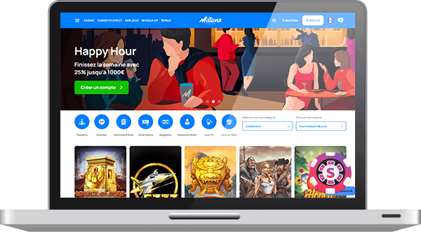 Millionz Casino jeux