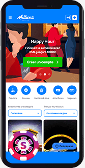 Millionz Casino mobile