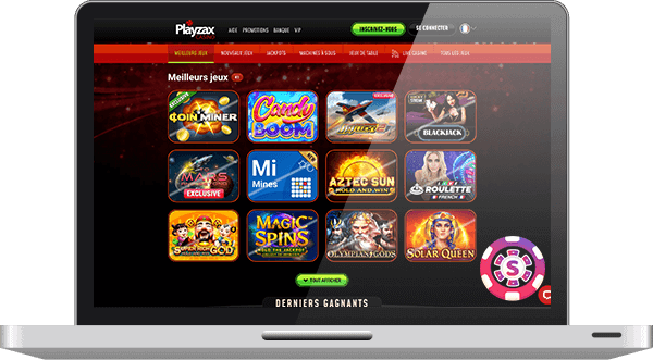 Playzax Casino jeux
