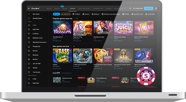 Cloudbet Casino jeux