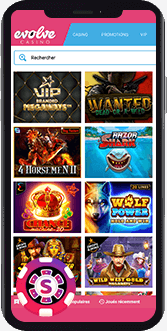 Evolve Casino mobile