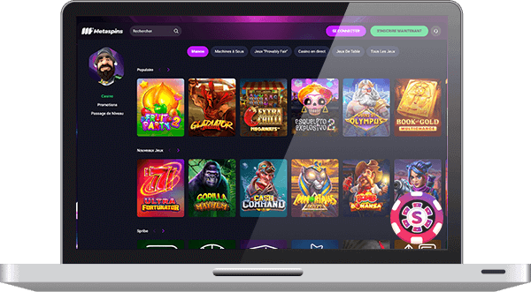 Metaspins Casino jeux