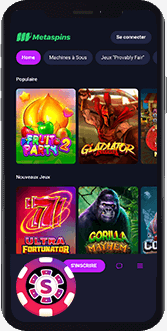 Metaspins Casino mobile