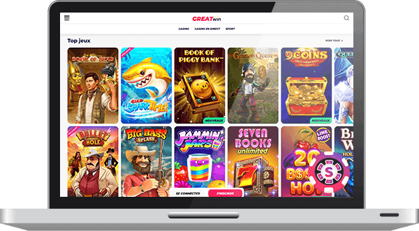 Greatwin Casino jeux