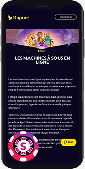Raptor Casino mobile