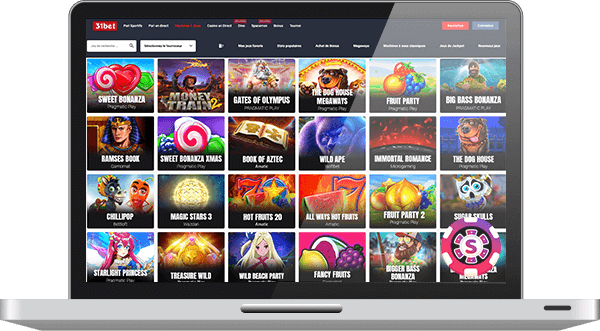 31Bet Casino jeux