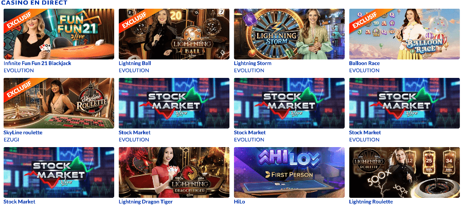 Live Casino Lucky Treasure Live Casino