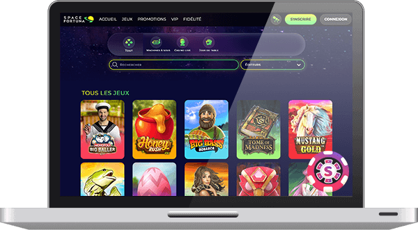 Space Fortuna Casino jeux