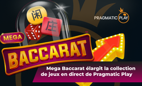 Mega Baccarat élargit la collection de jeux en direct de Pragmatic Play