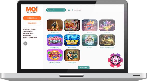 MoiCasino jeux