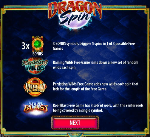 Dragon Spin bonus