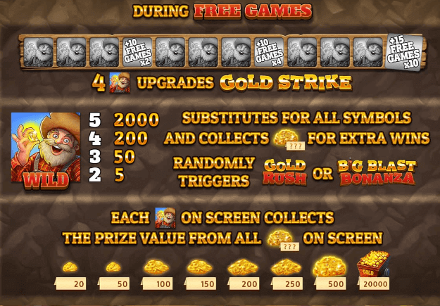 Gold Strike Bonanza free games