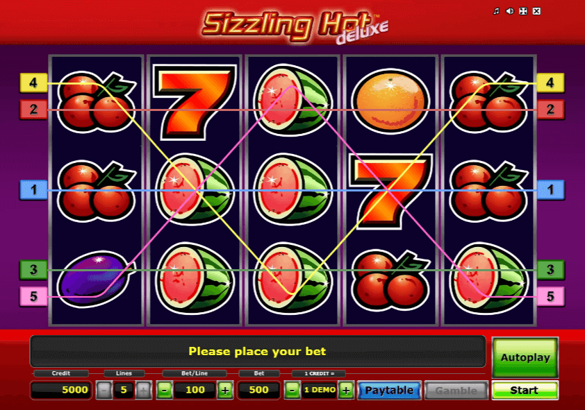 jeux gratuit machine a sous sizzling hot