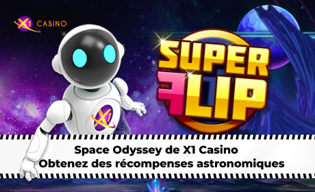 Space Odyssey de X1 Casino - Obtenez des récompenses astronomiques