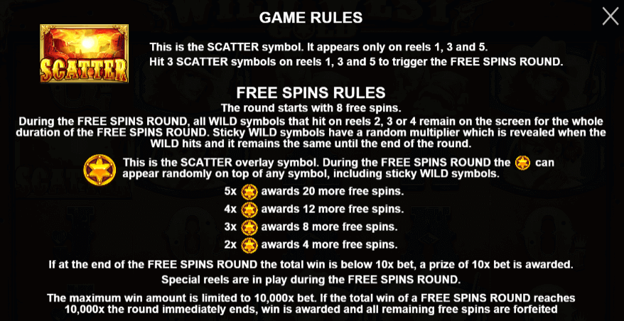 Wild West Gold scatter