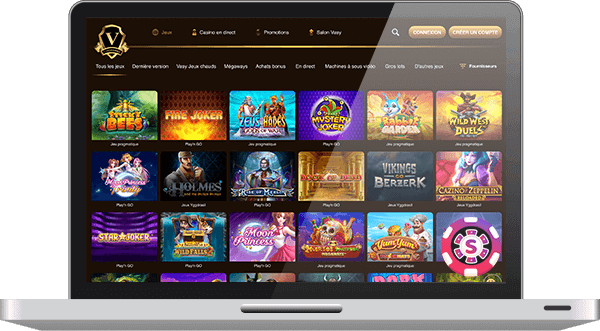 Vasy Casino jeux