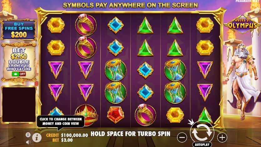 Machine à sous Gates of Olympus