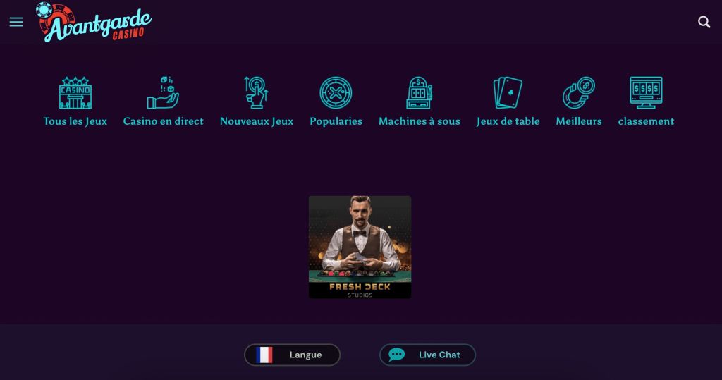 Avantgarde Casino en direct Avantgarde Casino en direct