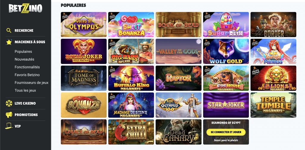 Betzino Casino jeux Betzino Casino jeux