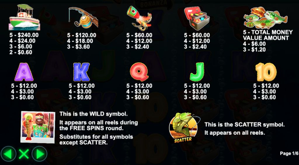 Bigger Bass Bonanza Machine à sous Bigger Bass Bonanza Symboles