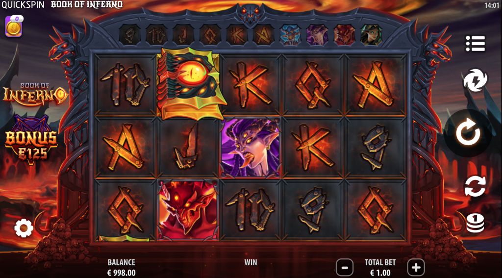 Machine à sous Book of Inferno Machine à sous Book of Inferno