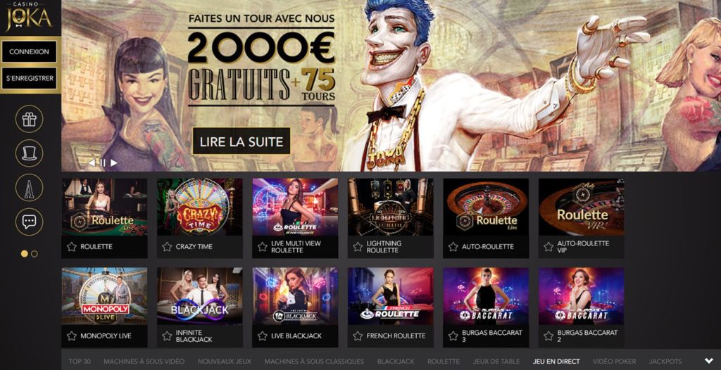 Casino Joka en direct