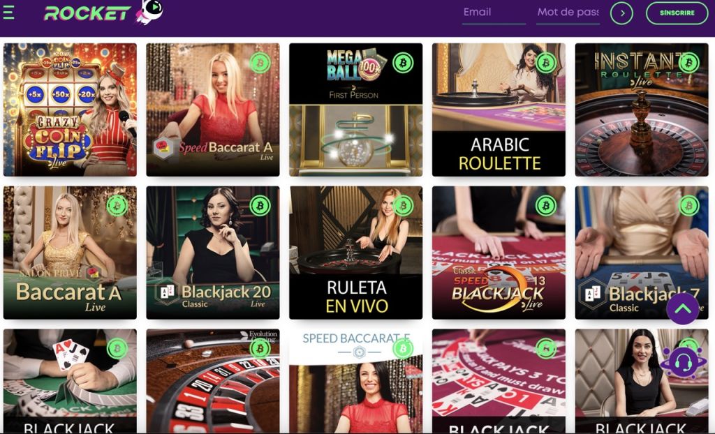 Casino Rocket en direct Casino Rocket en direct