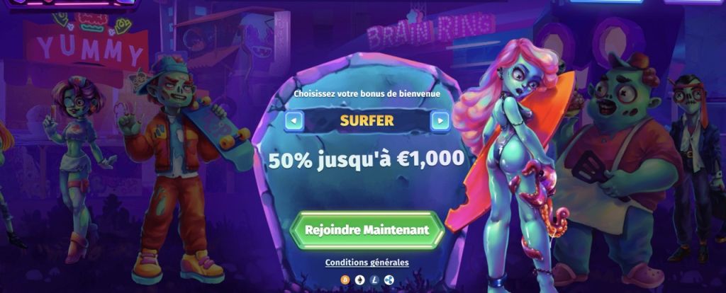 Casombie Casino Bonus de Bienvenue