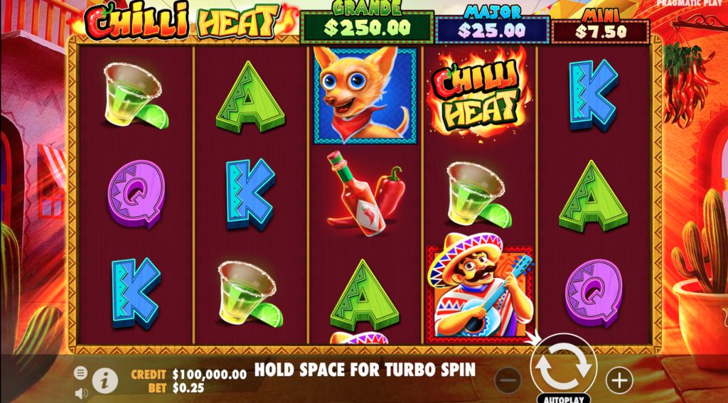 Machine à sous Chilli Heat