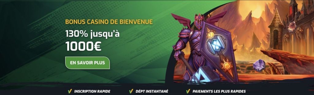 Evobet Casino Bonus de Bienvenue