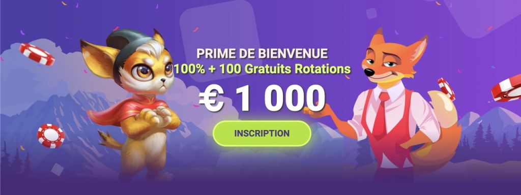 Bonus de Bienvenue FgFox Casino Bonus de Bienvenue