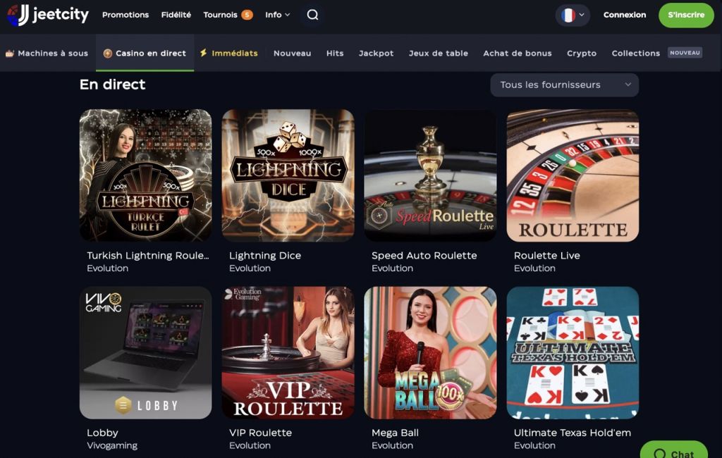 JeetCity Casino en ligne