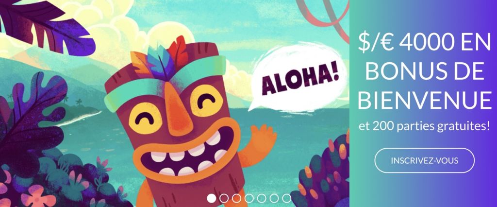 Bonus de Bienvenue Kahuna Casino Bonus de Bienvenue