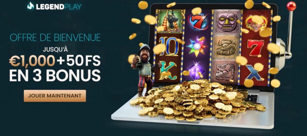 Profitez des bonus de bienvenue sur LegendPlay