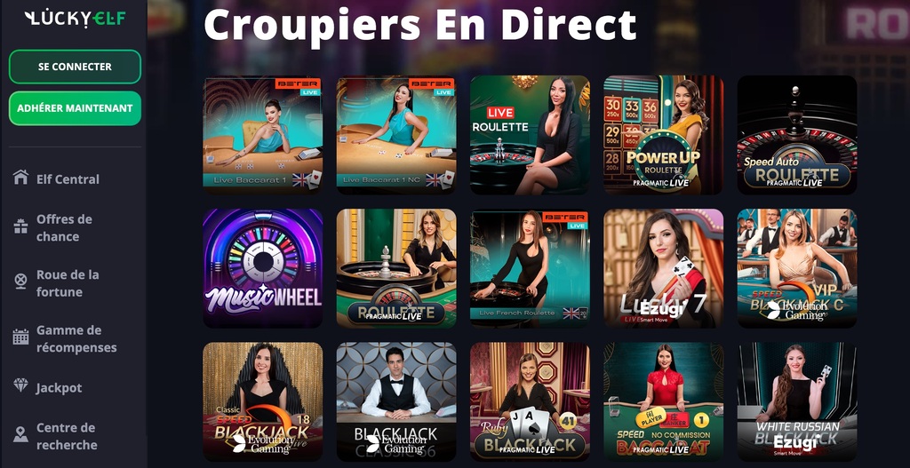 Lucky El Casino en direct