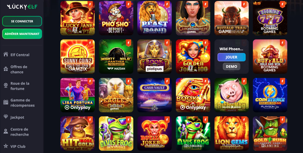 Lucky El Casino jeux