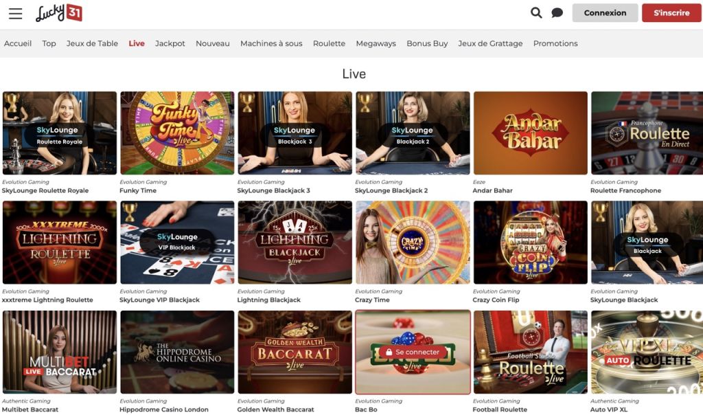lucky31 mobile casino