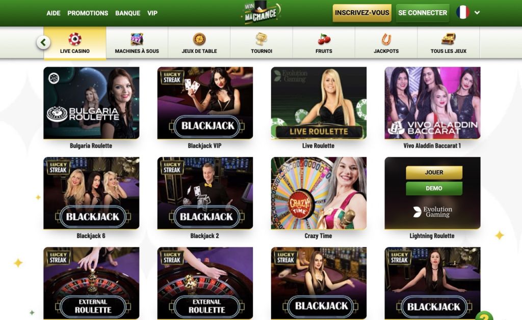 MaChance Casino en direct MaChance Casino en direct