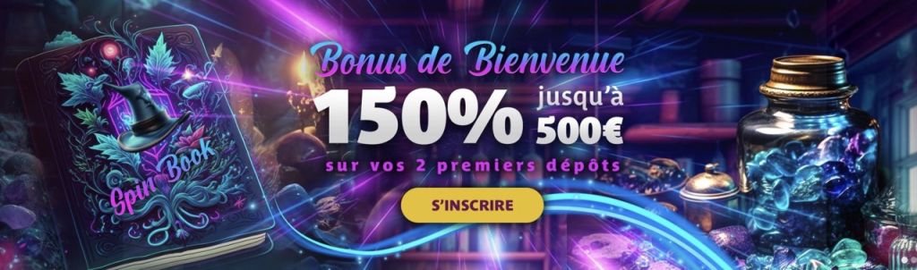 Bonus de Bienvenue Magical Spin Casino Bonus de Bienvenue