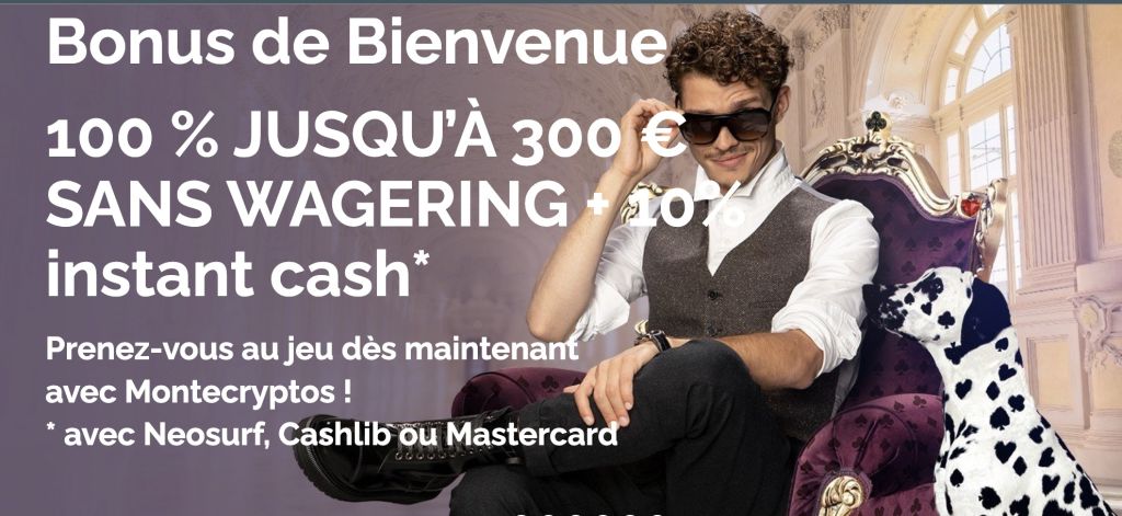 MonteCryptos Casino Bonus de Bienvenue