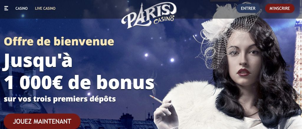 Paris Casino Bonus de Bienvenue