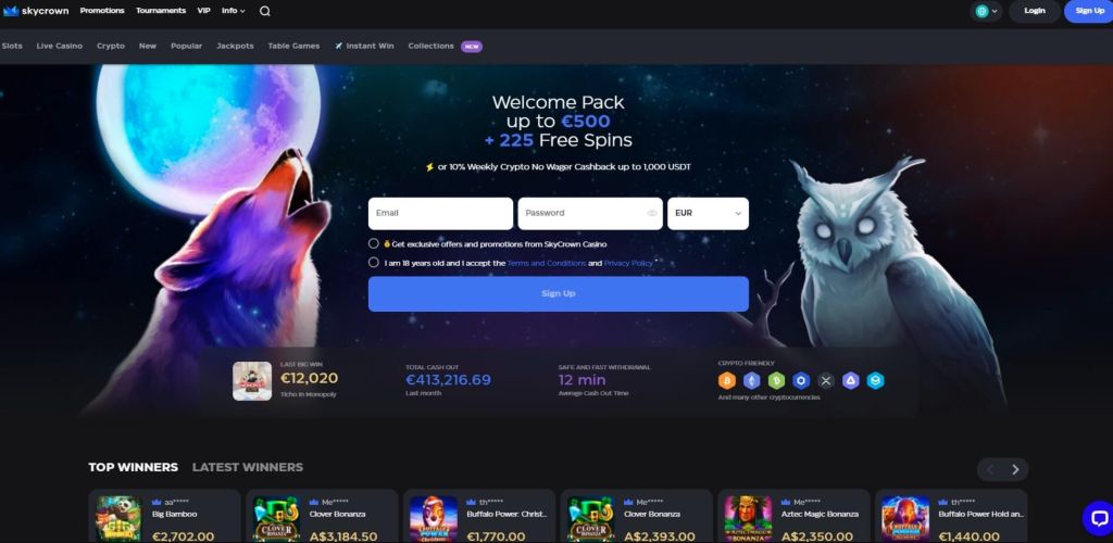 Bonus de Bienvenue SkyCrown Casino Bonus de Bienvenue